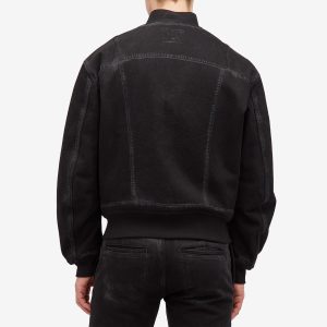 Alexander McQueen Denim MA-1 Bomber Jacket