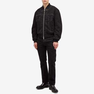 Alexander McQueen Denim MA-1 Bomber Jacket