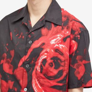 Alexander McQueen Waxed Floral Print Vacation Shirt