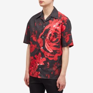 Alexander McQueen Waxed Floral Print Vacation Shirt