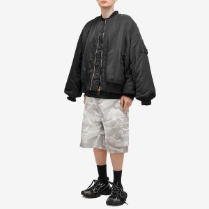 Balenciaga Double Sleeve Nylon Bomber