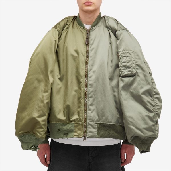 Balenciaga Oversized Double Sleeve Bomber