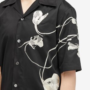 Alexander McQueen Embroidered Flower Vacation Shirt