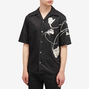 Alexander McQueen Embroidered Flower Vacation Shirt