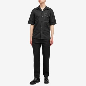 Alexander McQueen Contrast Stitch Short Sleeve Shirt