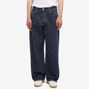 Acne Studios 1981 Loose Fit Monogram Jeans