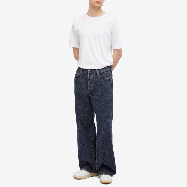 Acne Studios 1981 Loose Fit Monogram Jeans