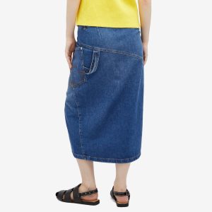 JW Anderson Twisted Midi Skirt