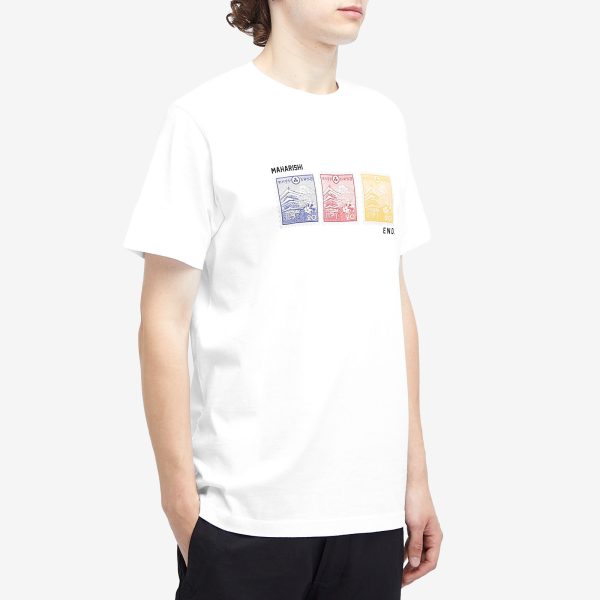 END. x Maharishi Mount Fuji Stamp T-Shirt