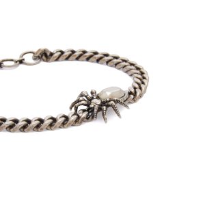 Alexander McQueen Skull Spider Chain Bracelet