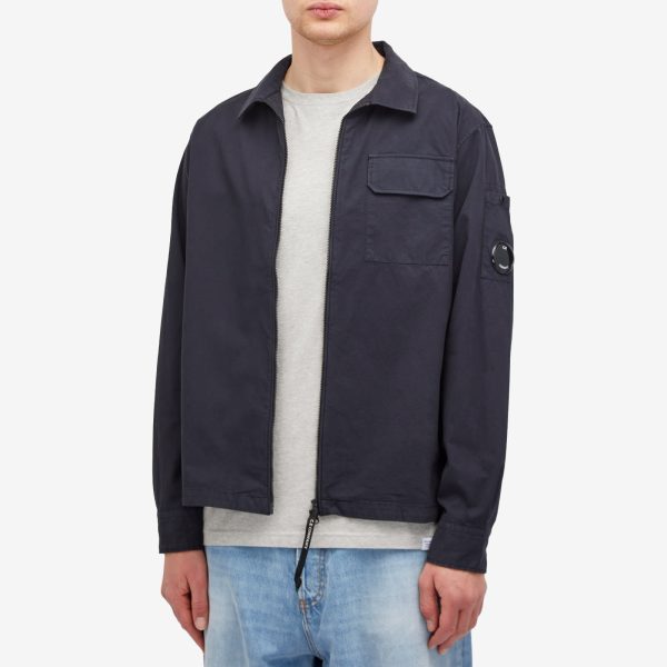 C.P. Company Organic Gabardine Zip Overshirt