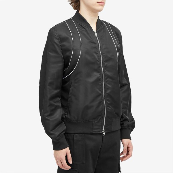 Alexander McQueen Piping Harness Bomber Jacket