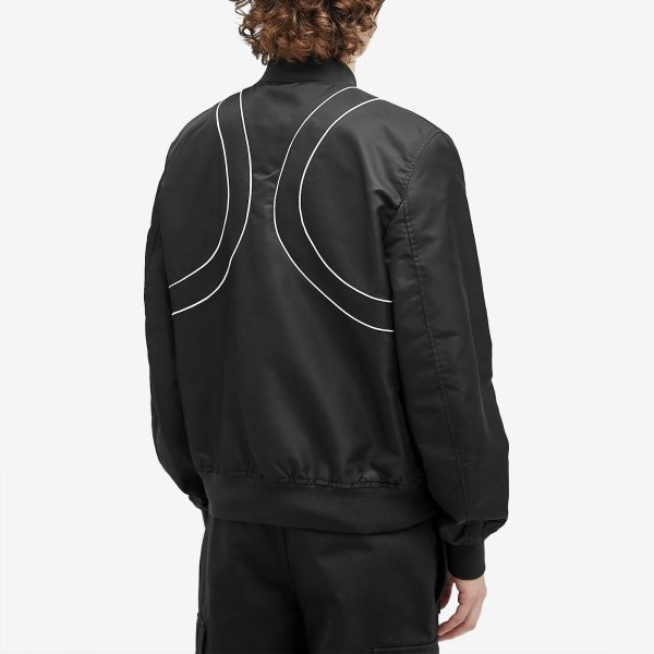 Alexander McQueen Piping Harness Bomber Jacket