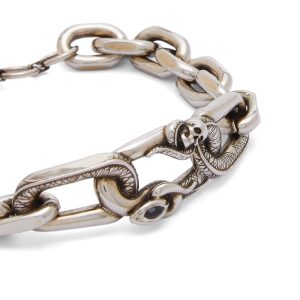 Alexander McQueen Skull & Snake Bracelet