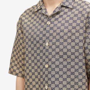 Gucci Jacquard GG Supreme Vacation Shirt