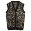 Fred Perry Leopard Print Knit Vest