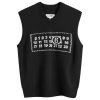 MM6 Maison Margiela Jacquard Number Logo Vest