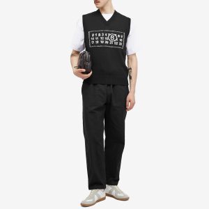 MM6 Maison Margiela Jacquard Number Logo Vest