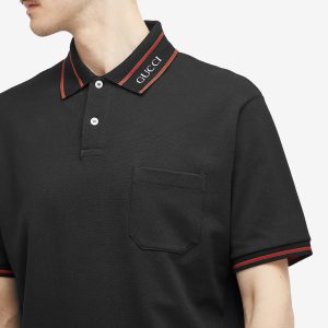 Gucci Logo Collar Polo