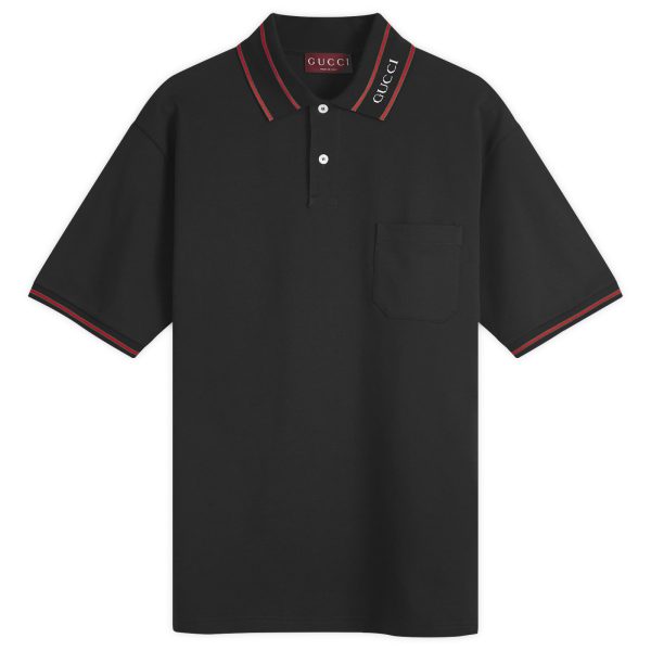 Gucci Logo Collar Polo