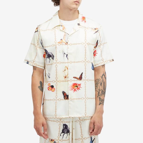 Nahmias Wildlife Silk Vacation Shirt