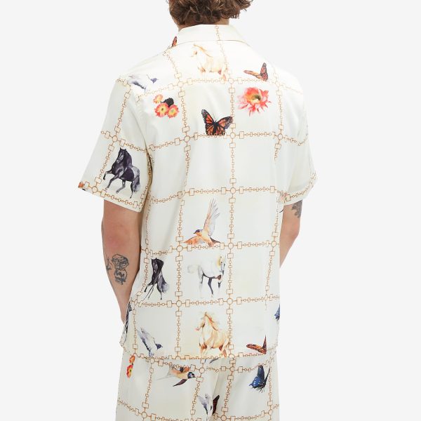 Nahmias Wildlife Silk Vacation Shirt