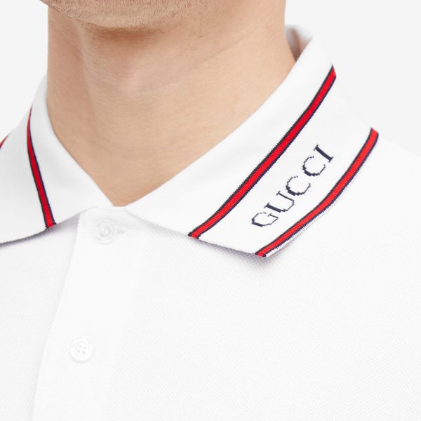 Gucci Logo Collar Polo