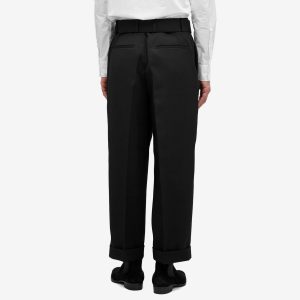 Jil Sander Belted Wool Gabardine Trousers