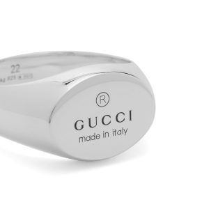 Gucci Oval Tag Ring