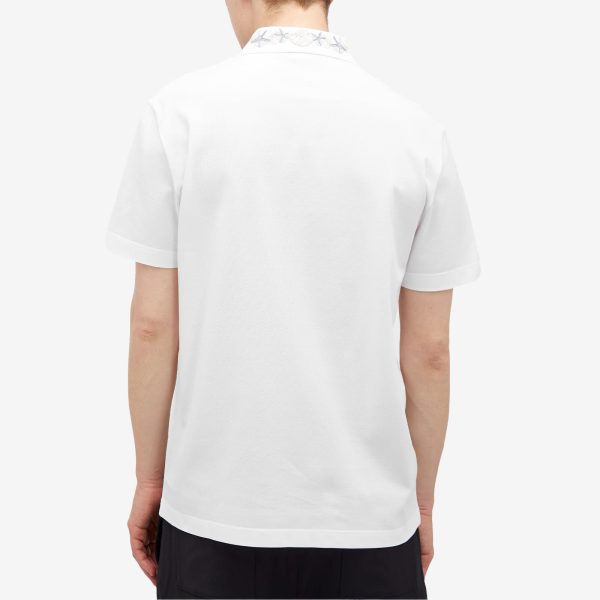 Versace Embroidered Polo Shirt