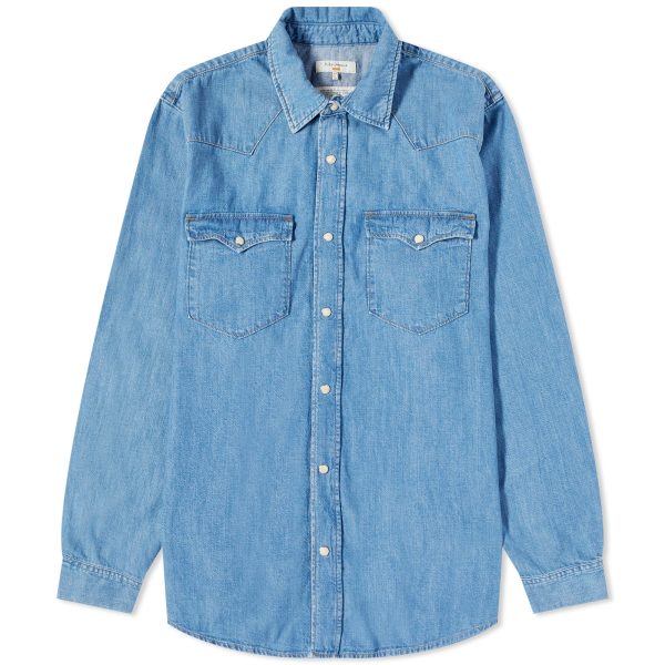 Nudie George Denim Western Shirt