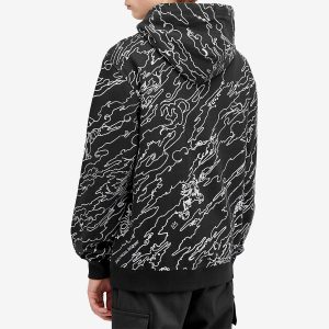 Maharishi Maha Basquiat Camo Hooded Sweat