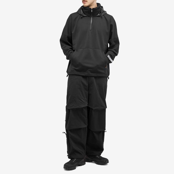 Poliquant Wide Zip Tucked Pants