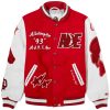 A Bathing Ape Bape Multi Motif Varsity Jacket