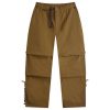 Poliquant Wide Zip Tucked Pants