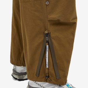 Poliquant Wide Zip Tucked Pants