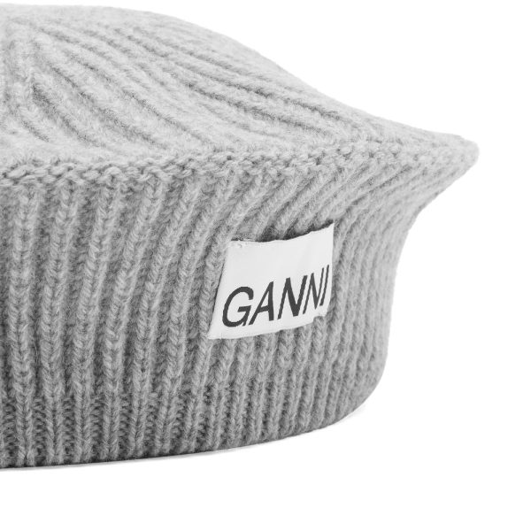 Ganni Structured Rib Beret