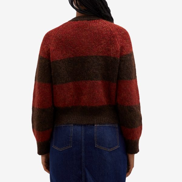 YMC Foxtail Stripe Cardigan