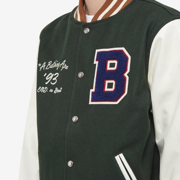 END. x A Bathing Ape 'Bowling' Varsity Jacket