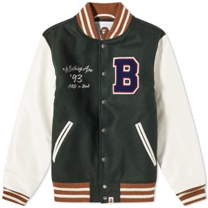 END. x A Bathing Ape 'Bowling' Varsity Jacket