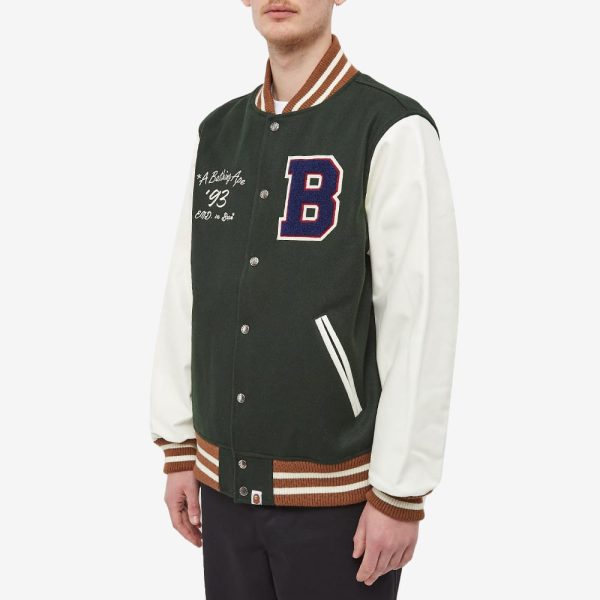 END. x A Bathing Ape 'Bowling' Varsity Jacket