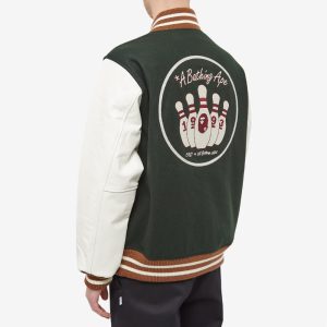 END. x A Bathing Ape 'Bowling' Varsity Jacket