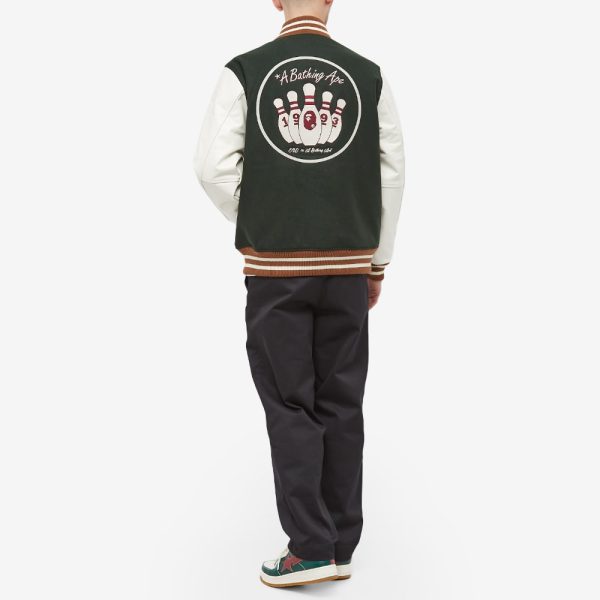 END. x A Bathing Ape 'Bowling' Varsity Jacket