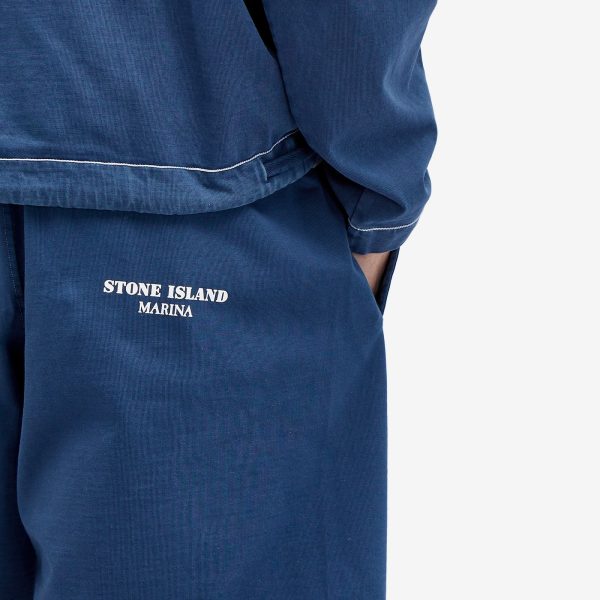 Stone Island Marina Garment Dyed Sweat Shorts