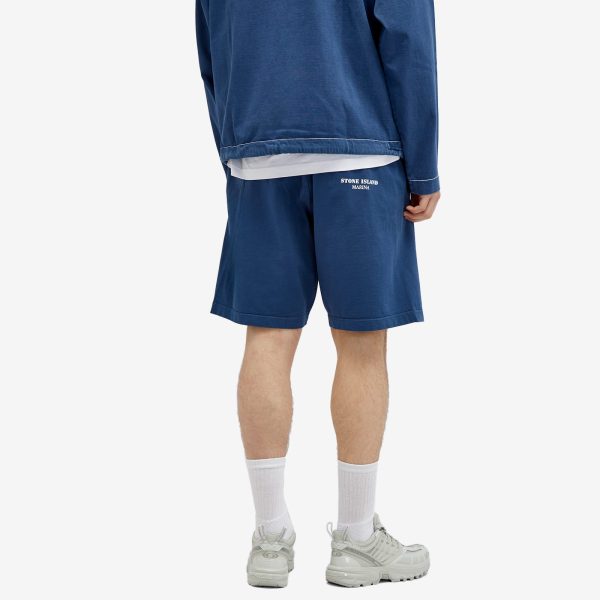 Stone Island Marina Garment Dyed Sweat Shorts