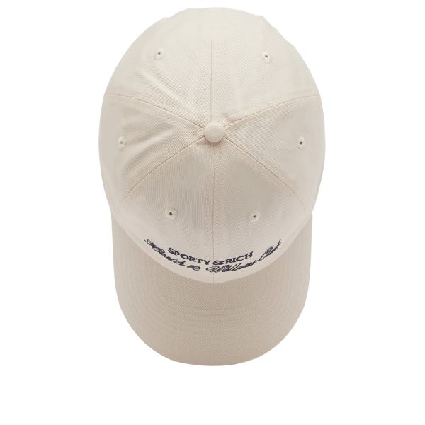 Sporty & Rich H&W Club Embraidered Cap