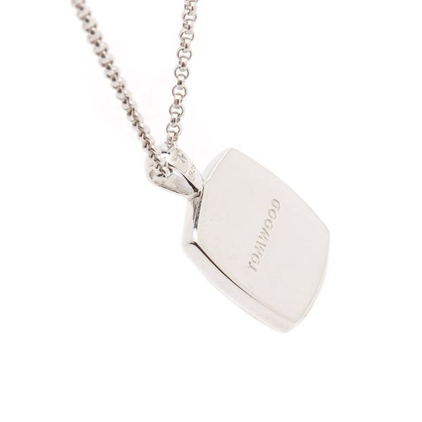 Tom Wood  Cushion Pendant Necklace