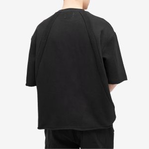 Honor the Gift Terry Panel Short Sleeve Sweater