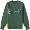 END. x Beams Plus 'Ivy League' Patch Logo Crew Sweat