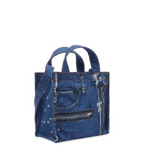 Acne Studios Top Handle Denim Bag